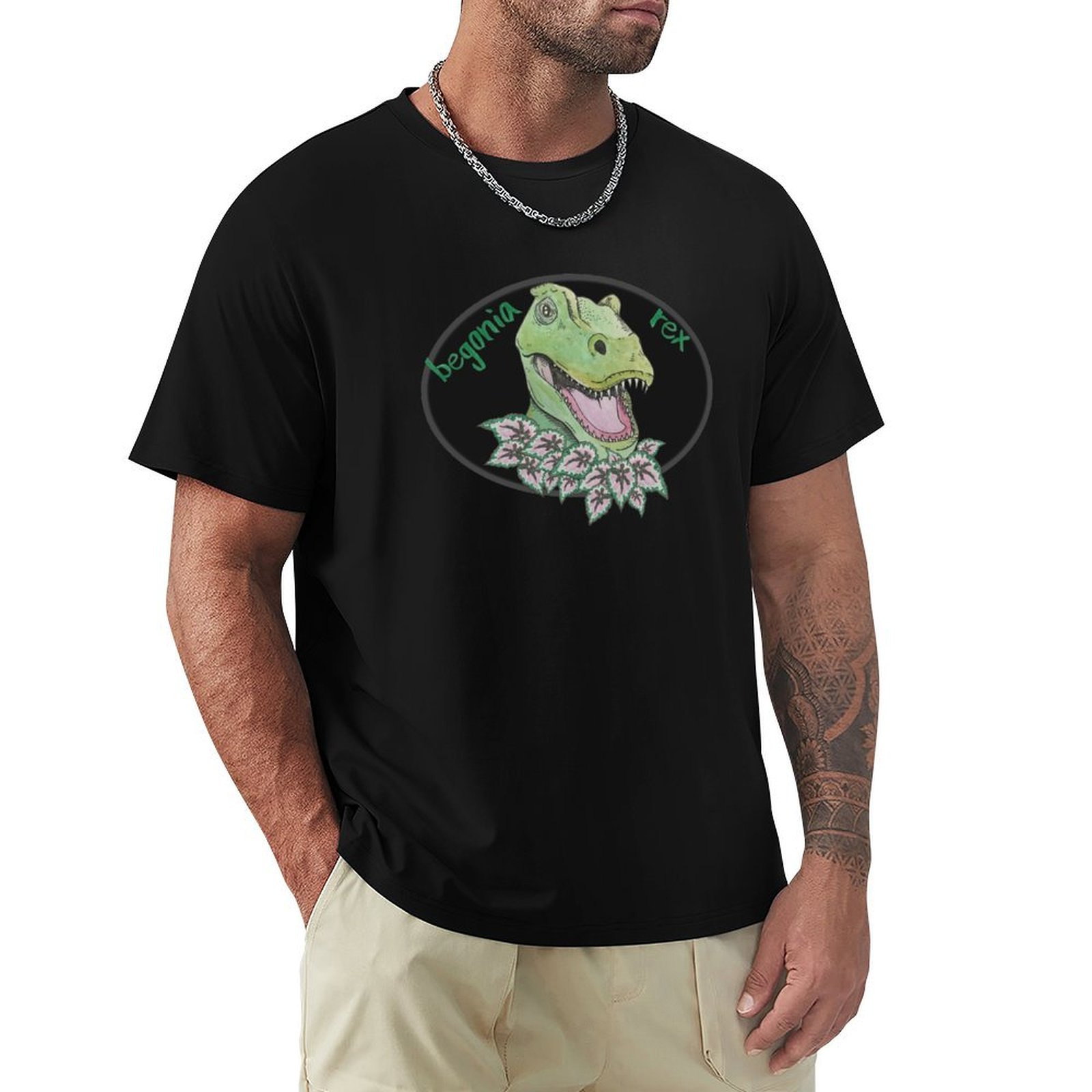 T rex begonia T-Shirt Thanksgi - огляд і ціна Begonia Rex
