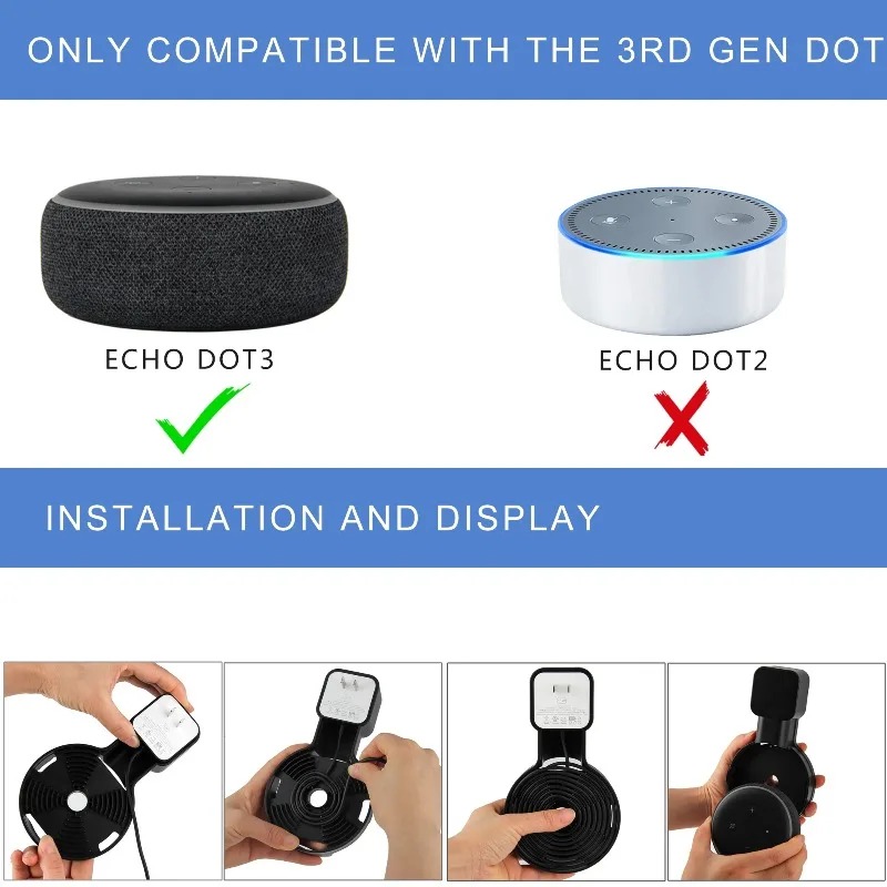 For Echo Dot 3 Wall Mount Hold - огляд і ціна Amazon Speaker Echo Pop